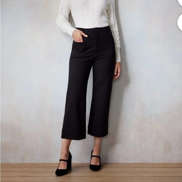 LC Lauren Conrad Pants - LC Lauren Conrad Super High Waisted Wide Leg Crop Pants